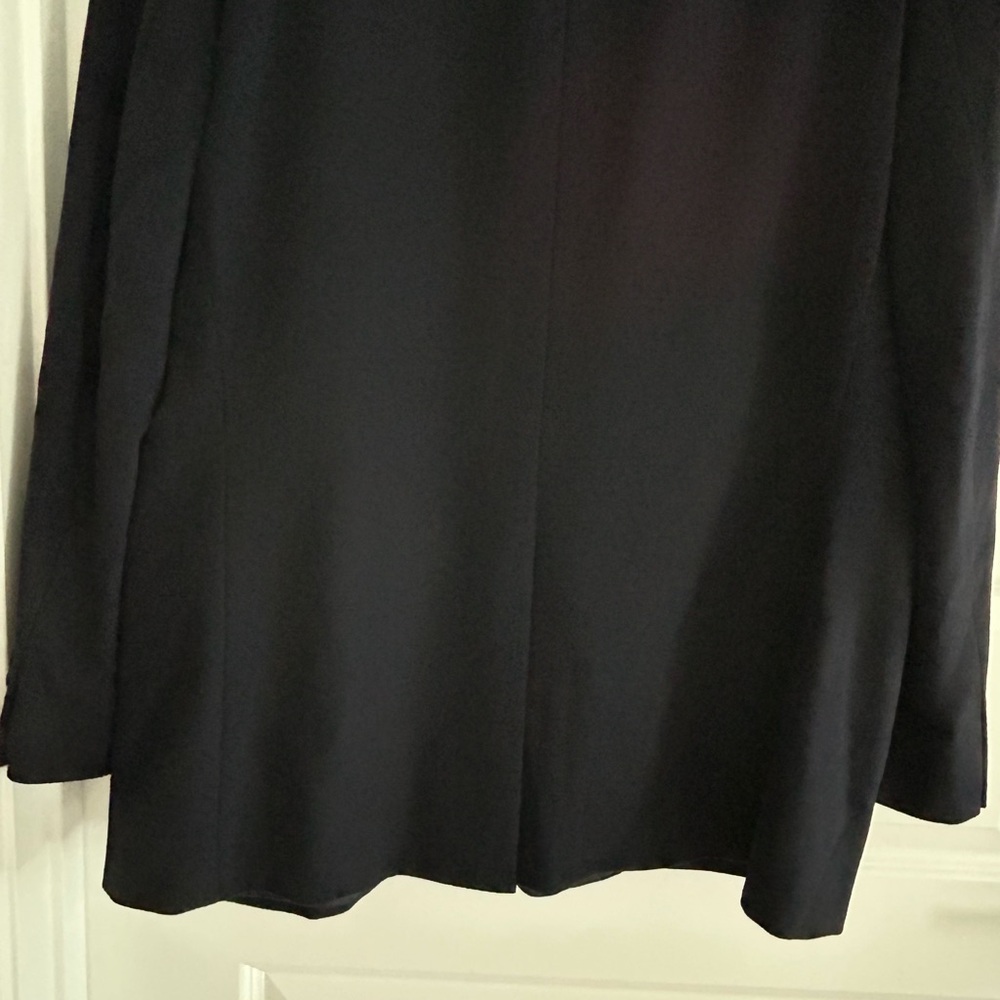 Chaps Wool Cashmere Blazer Navy Blue Size 46R - Picture 9 of 12